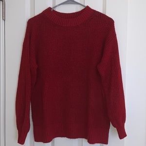 NWOT American Eagle red pullover sweater, XS